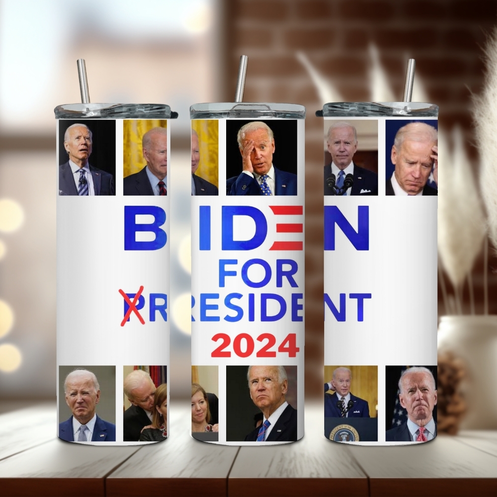 20oz Biden For Resident Tumbler